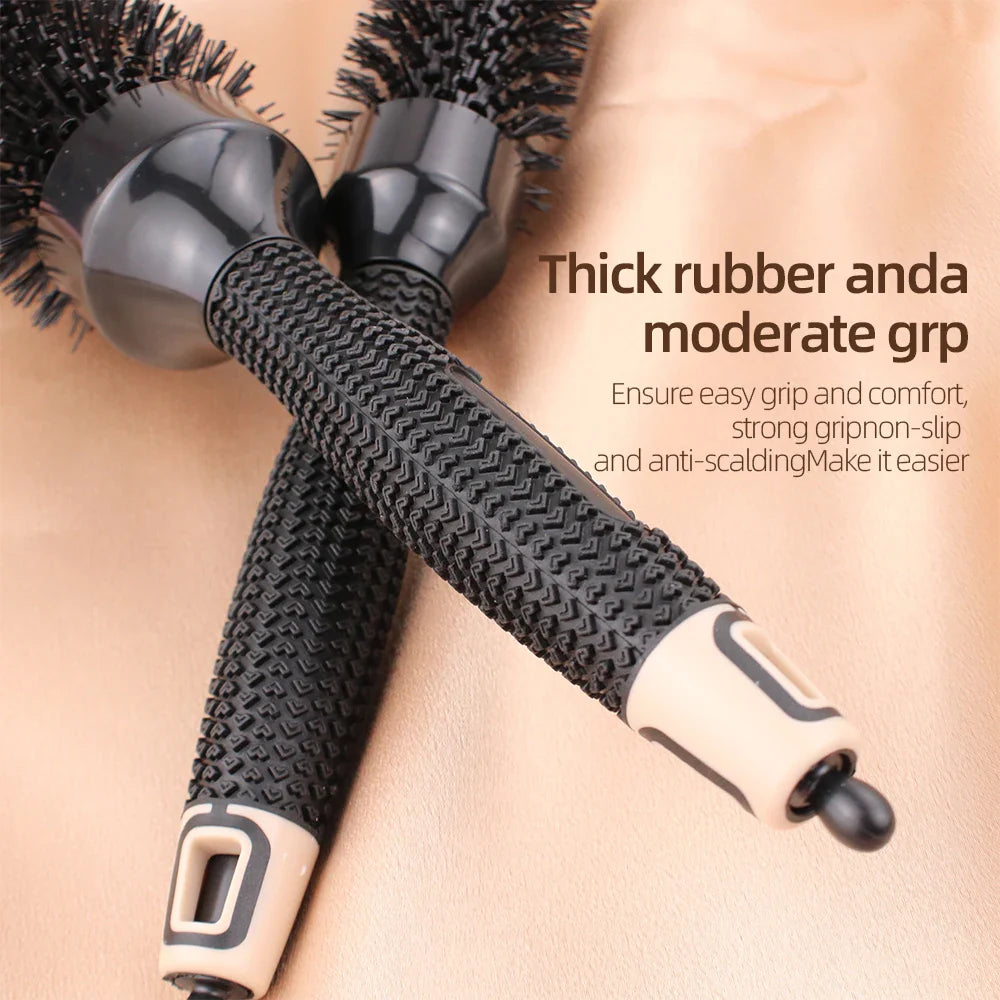 Wholesale High Quality Custom Logo Soft nylon Brush for Salon and home Roll Round Brush Set for Beauty Salon Blower