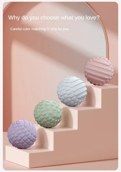 TPR Floating Point Massage Ball for Foot Neck Shoulder Pain Relief Deep Tissue Muscle Relaxation Yoga Fitness Reusable Washable