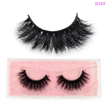 LEHUAMAO Eyelashes 3D Mink Lashes natural handmade volume soft lashes long eyelash extension real mink eyelash for makeup D103