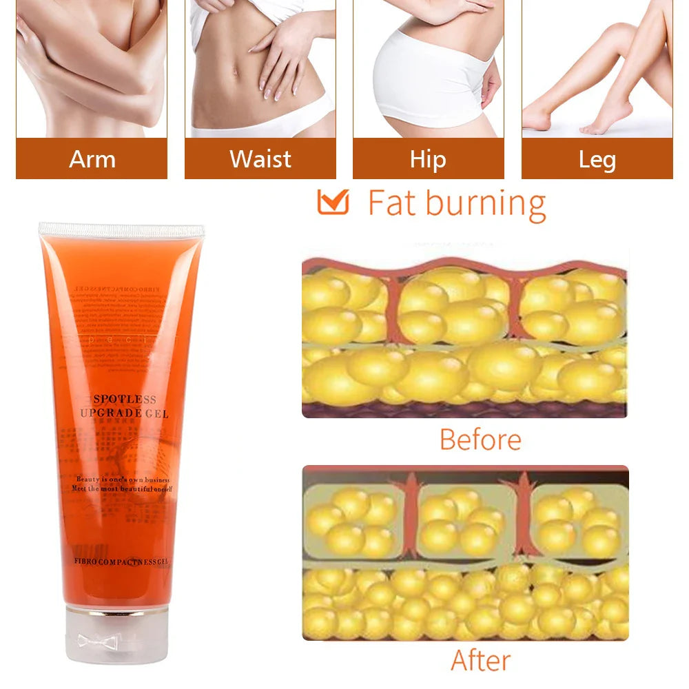 Ultrasonic Gel RF&EMS Massager Cavitation Body Slimming Facial Skin Firming Lifting Tighten Anti Wrinkles Injection Gel Cream