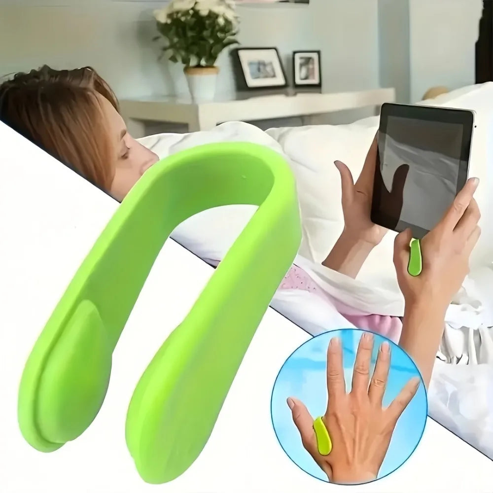 2pcs Thumb Tiger Mouth Clip Portable Plastic Mini Massager for Finger Tiger Mouth Acupoint Massage Meridian Blood Circulation