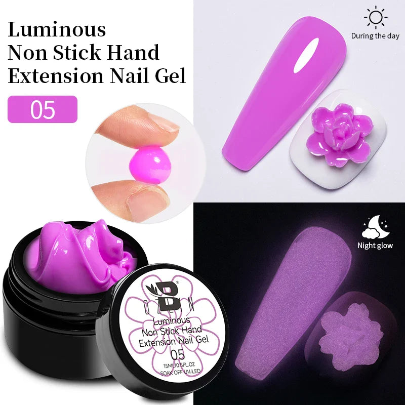 BOZLIN 5ml Sparkling Chameleon Mica Shell Gel Polish Colorful Sequins Manicure Semi Permanent Soak Off Nail Art Gel Varnish