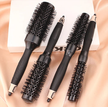 Wholesale High Quality Custom Logo Soft nylon Brush for Salon and home Roll Round Brush Set for Beauty Salon Blower