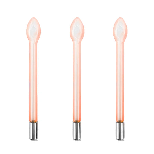 3pcs High Frequency Replace Wand Facial Skin Therapy Instrument Spot Remover Massage Beauty Skin Care Machine HF Glass Tube