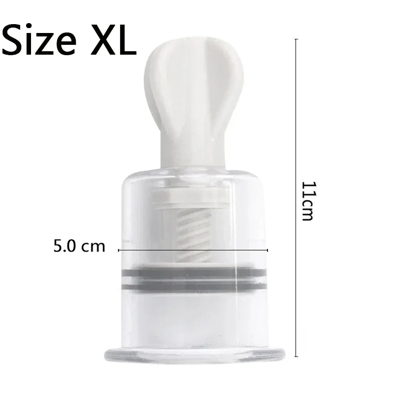 Vacuum Suction Cupping Cup Nipple Enhancer Massage Vacuum Cans Plastic Enlarger Suction Enlarger Body Breast Massager Cups