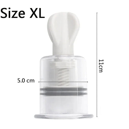 Vacuum Suction Cupping Cup Nipple Enhancer Massage Vacuum Cans Plastic Enlarger Suction Enlarger Body Breast Massager Cups