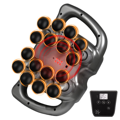 16 Heads Fascia Gun High-Frequency Vibration Massager Relieve Fatigue Body Back Waist Massager Neck Leg Shoulder Masajeador