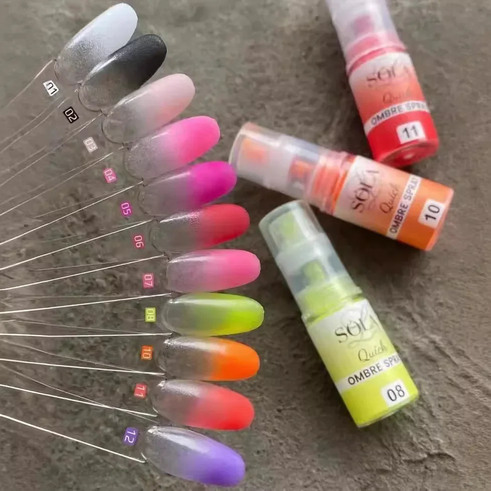 2025 Top Selling Ombre Spray Powder Nail Art 10g Ombre Spray For Nail Create A Few Seconds To Achieve A Gradient Effect Pigment