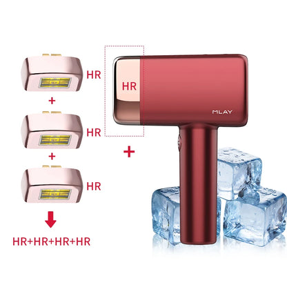 MLAY T14 IPL Hair Removal ICE Cool Laser Hair Removal Epilator 3IN1 Permanent Epilator Body 500000 Flashes Electric Depilator
