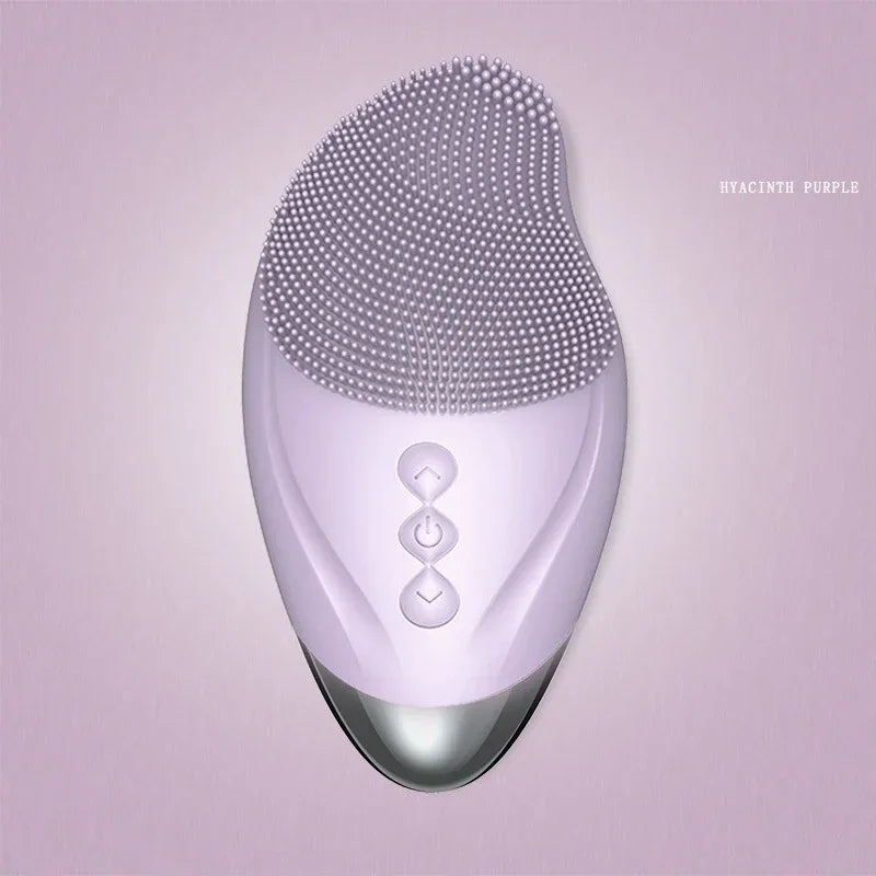 Rechargeable Silicone Facial Cleansing Brush Eye Massage Tool Face Cleaner Deep Cleaning Pore Skin Health Care Device Waterproof