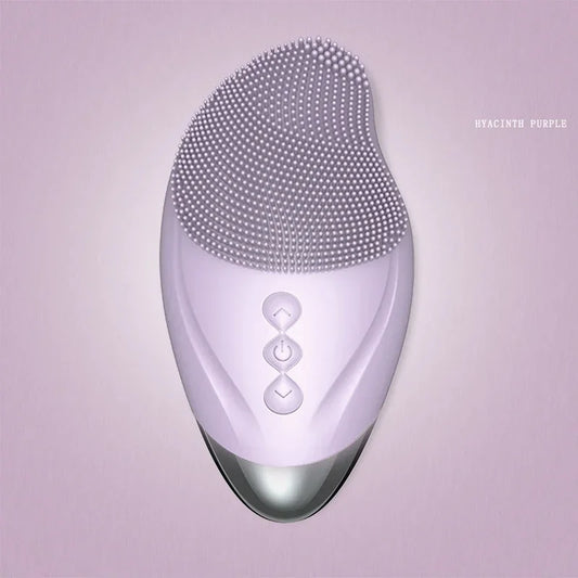Rechargeable Silicone Facial Cleansing Brush Eye Massage Tool Face Cleaner Deep Cleaning Pore Skin Health Care Device Waterproof