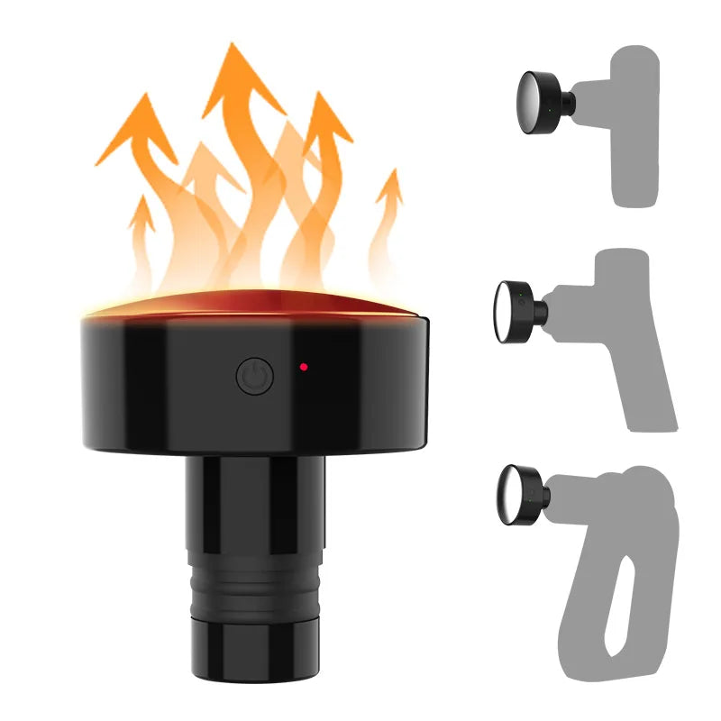 New Heat Fascia Gun Massage Head 19mm Caliber Universal Type