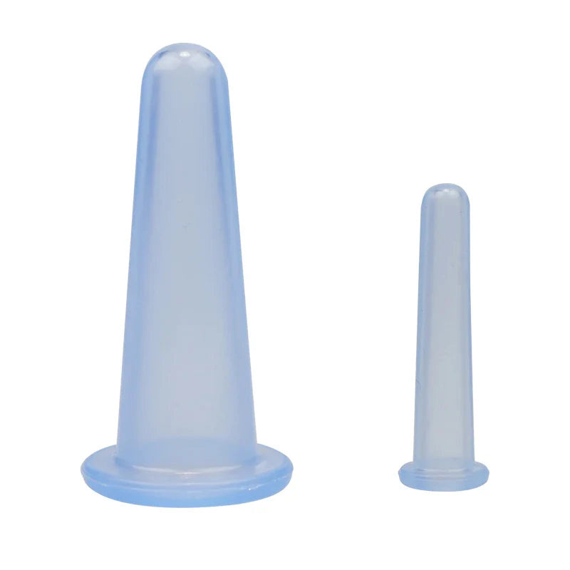 2/4/7Pcs Set Silicone Anti Cellulite Cup Vacuum Massage suction Cups Body Pain Relief Roller Manual Suction Cups Cupping Therapy
