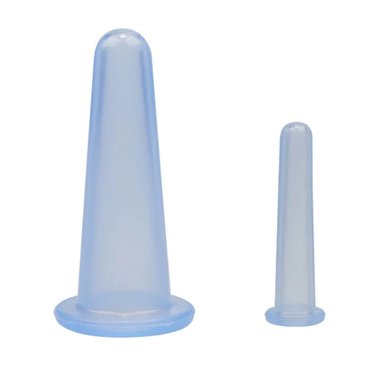 2/4/7Pcs Set Silicone Anti Cellulite Cup Vacuum Massage suction Cups Body Pain Relief Roller Manual Suction Cups Cupping Therapy