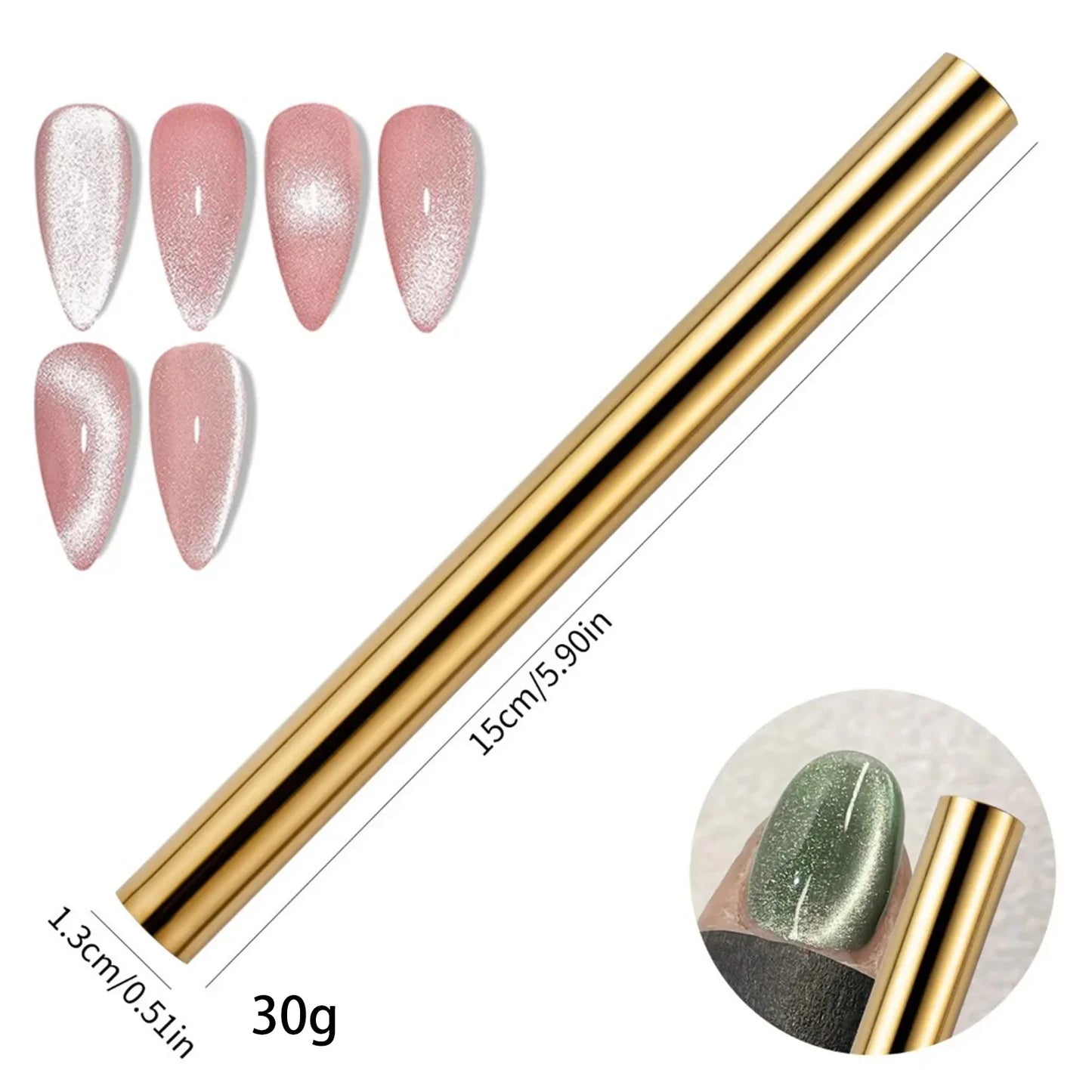 12pcs Crocodile Pattern Nail Magnet Nail Art Cat Eye Snake Skin Wave Geometric Nail UV Attraction Magnets Set Manicure DIY Tool