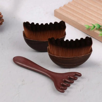 Soft Ergonomic Lymphatic Contour Brush Dry Brushing Face Brush Lymphatic Drainage Massager For Face Sculpting Face Skin Care