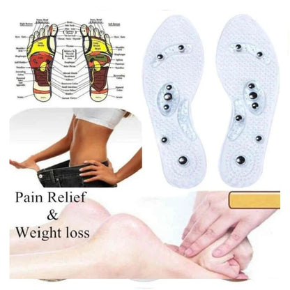 Magnetic Therapy Slimming Insoles for Weight Loss Foot Massage Health Care Shoes Mat Pad Acupuncture Massaging Insole Sole