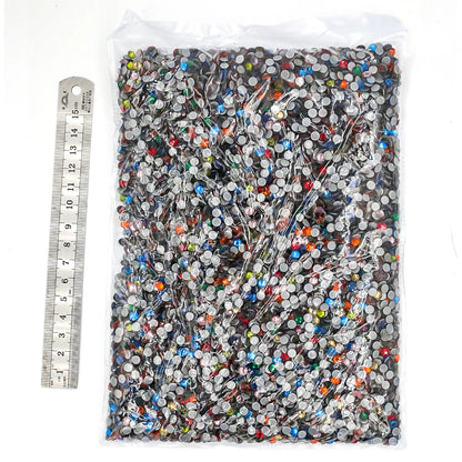 SS3-SS50 Big Bag Glitter Non hotfix FlatBack Wholesale Top Quality Better DMC Crystal AB Glass Strass Iron On Hotfix Rhinestones