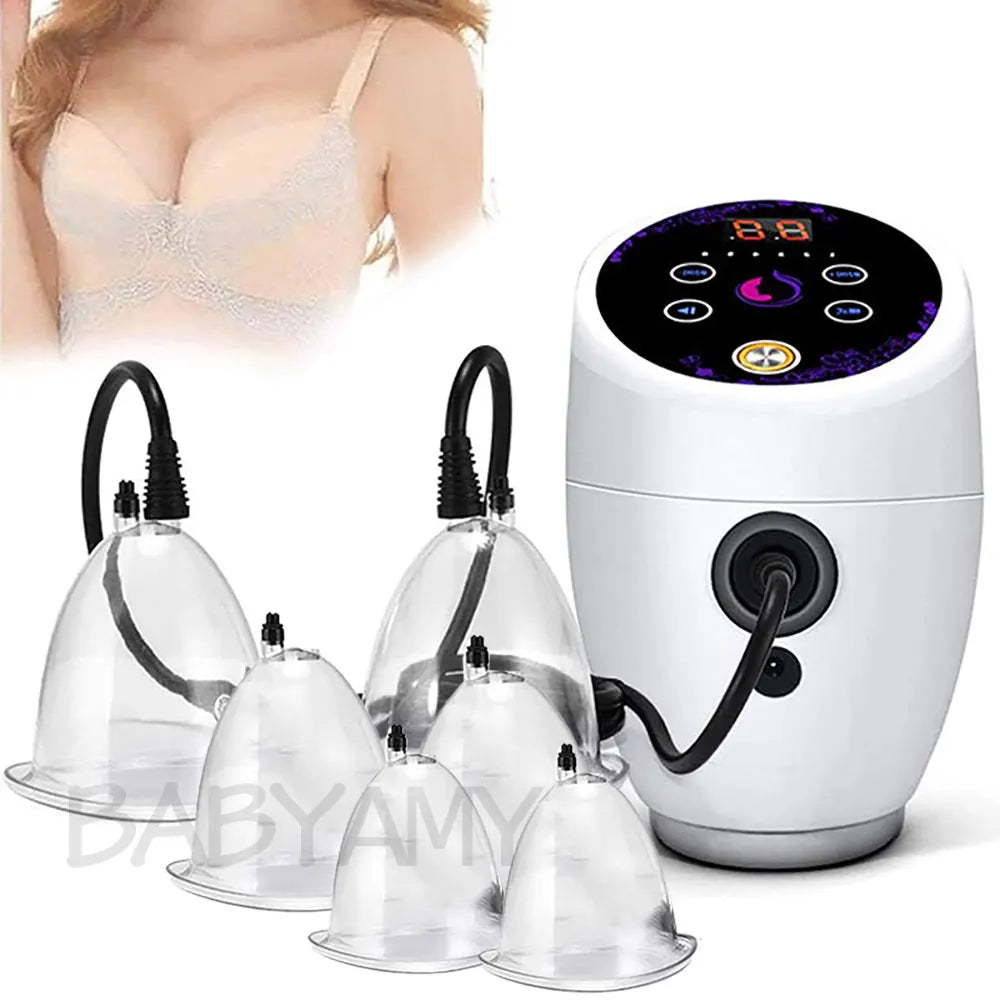 Breast Enlargement Bust enhancement Pumps Buttocks Lifter Cup Vacuum therapy Lifting Colombien Machine Breast Massager Bigger