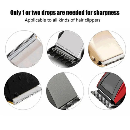 10PCS Professional Clipper Oil Lubricant Anti-Rust Machine Bearing Oil for Hair Trimmers Scissors Razors Maintenance Salon Home