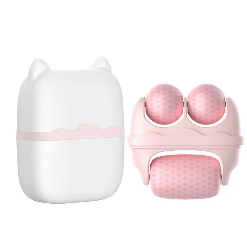 Cold Compress Device Double Head Roller 2 In 1 Ice Massager Relieving Edema Cooling Therapy Tool