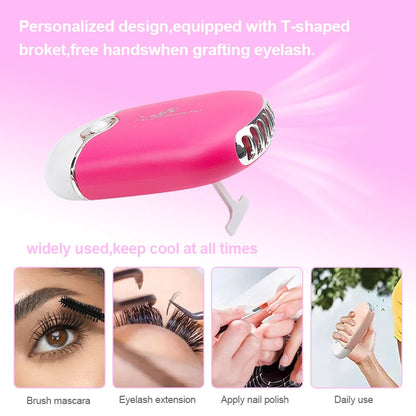 USB Mini Eyelashes Fan Grafting Eyelash Tool Lash Glue Quick-drying Eye Lash Extension Dedicated Dryer Blower Makeup Accessories
