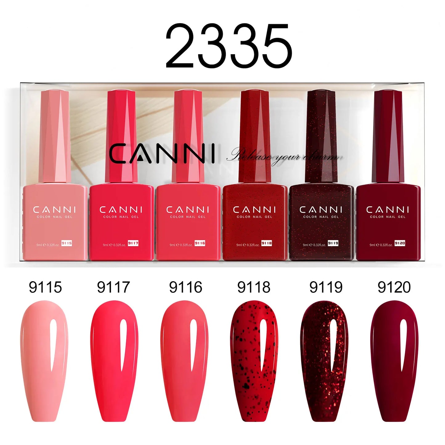 CANNI Nail Gel Polish Set HEMA TPO FREE Jelly Nude Color Rubber Base UV Construction Gel Semi Permanent Soak off UV LED Gel Nail