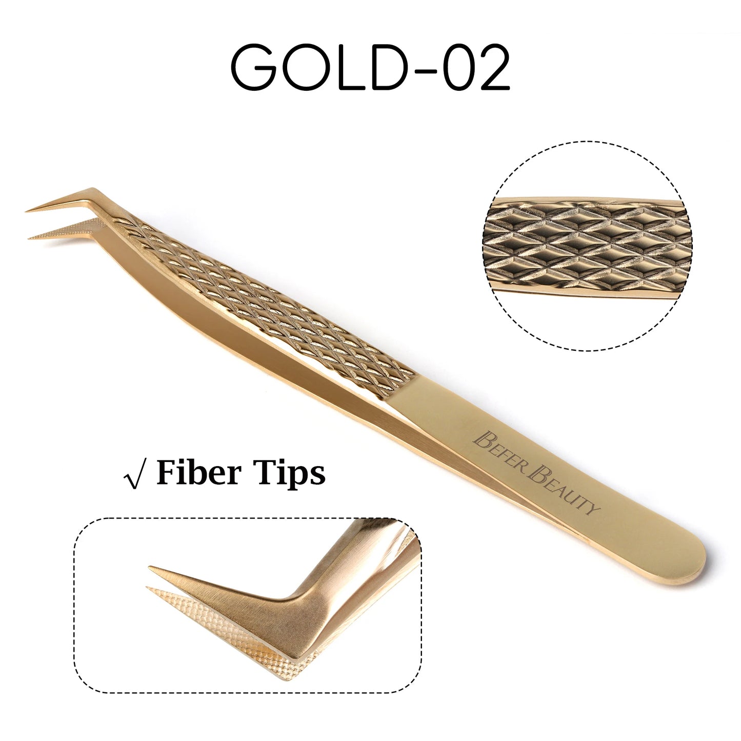 Anti-Static Tweezers Eyelash Extension Professional High Precision Volume Tweezer Stainless Steel Tweezers Antislip Makeup Tool
