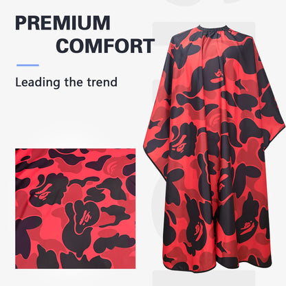 New Barber Hairdresser Camouflage Aprons Anti static Haircut Capes Professional Barbershop Waterproof Aprons Shawls Salon Tool
