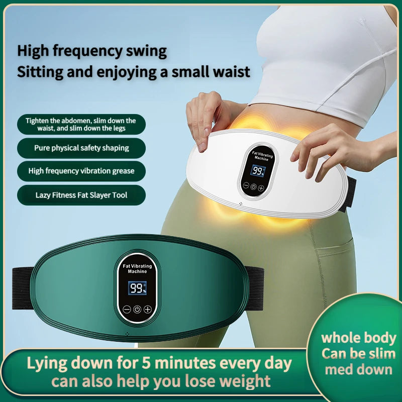 Hot compress and fat removal machine, massage belt, USB slimming and fat burning machine, home shaping and vibrating massager.