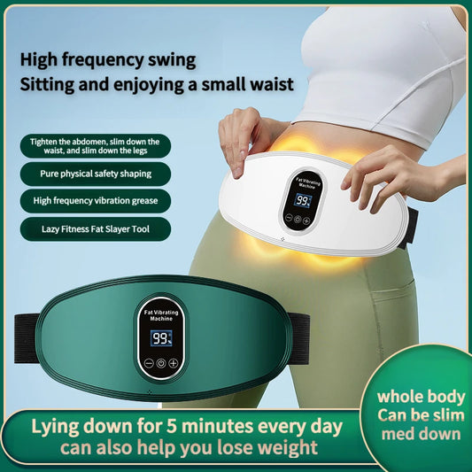 Hot compress and fat removal machine, massage belt, USB slimming and fat burning machine, home shaping and vibrating massager.