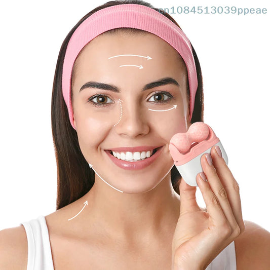 2 In 1 Ice Roller For Face Eye Pain Relief Facial Cold Massage Roller Skin Care Pain Relief Makeup Care Tool