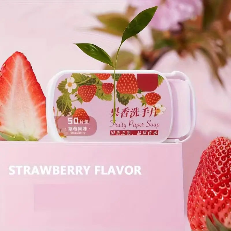 3PCS Travel Soap Tablets, Fruity Soap Tablets, Deep Clear Clean, moisturize skin, portable for business and travel Hand gift