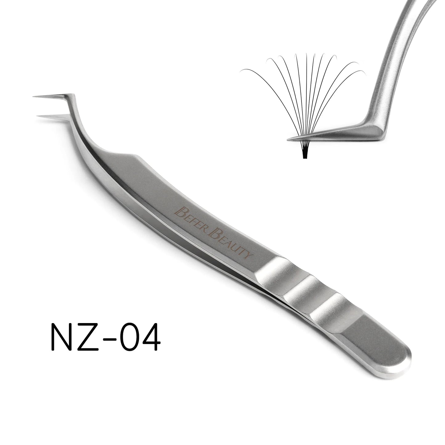 Anti-Static Tweezers Eyelash Extension Professional High Precision Volume Tweezer Stainless Steel Tweezers Antislip Makeup Tool
