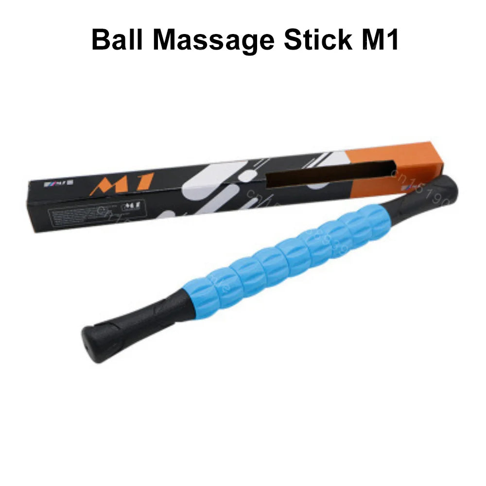 1Pc Gear Yoga Massage Stick Fitness Roller Deep Muscle Relaxation Fascia Release Lymphatic Relief Training Massage Roller Stick
