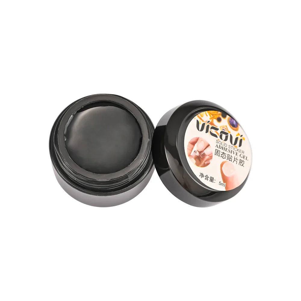 1/2/3Pcs 5ml Solid Nail Gel Glue For Press On False Nail Tips/Sticker Adhesive Nail Gel Bond Rhinestone UV Nail Extension Glue &