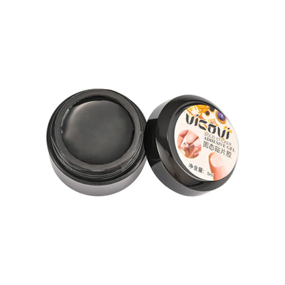 1/2/3Pcs 5ml Solid Nail Gel Glue For Press On False Nail Tips/Sticker Adhesive Nail Gel Bond Rhinestone UV Nail Extension Glue &