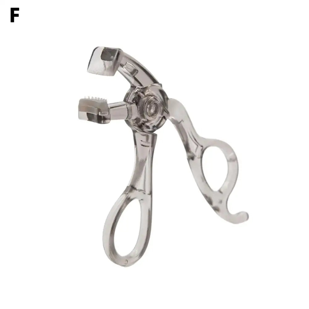 Professional Eyelash Curler Frameless One-clip Curling Comb Tooth Eyelash Curler with Refill Pad Long-lasting Shaping Lash Tools