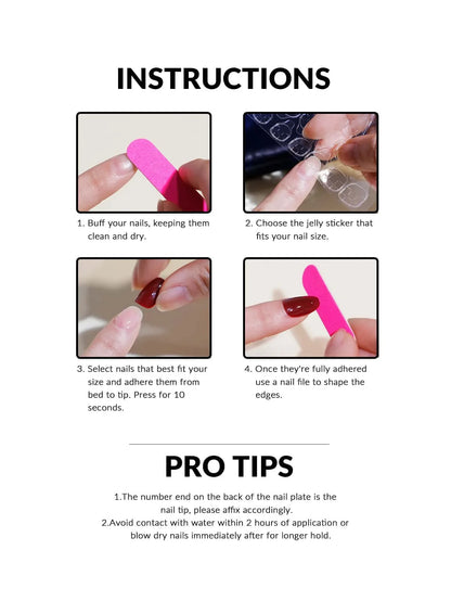 10PCS S/M/L pink cat eye short square fake nailsart set with removable fake nails for festivals