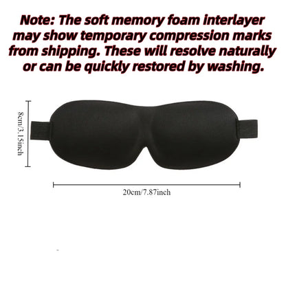3D Sleep Mask Blindfold Sleeping Aid Soft Memory Foam Eye mask for Sleeping Travel Blockout Light Slaapmasker Eye Cover