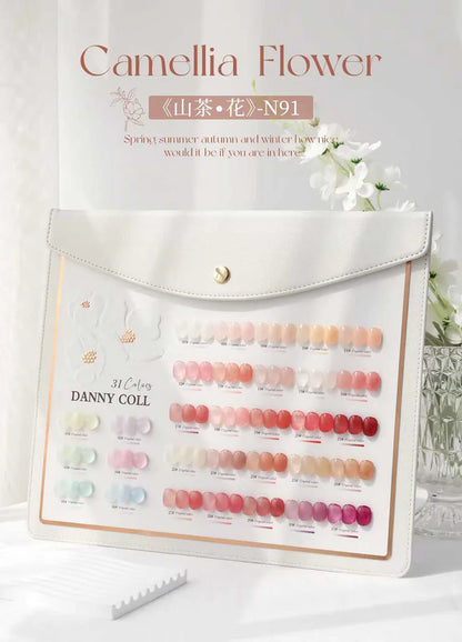 31pcs Tanslucent Jelly Nude Gel Nail Polish Set With Color Display Colorful Varnish Semi Permanent UV LED Nail Art Manicure Gel