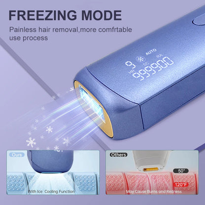 3in1 Portable Laser Hair Removal for Women Cooling Rejuvenation Acne Remove Permanent Bikini Trimmer Free Shipping IPL Epilator