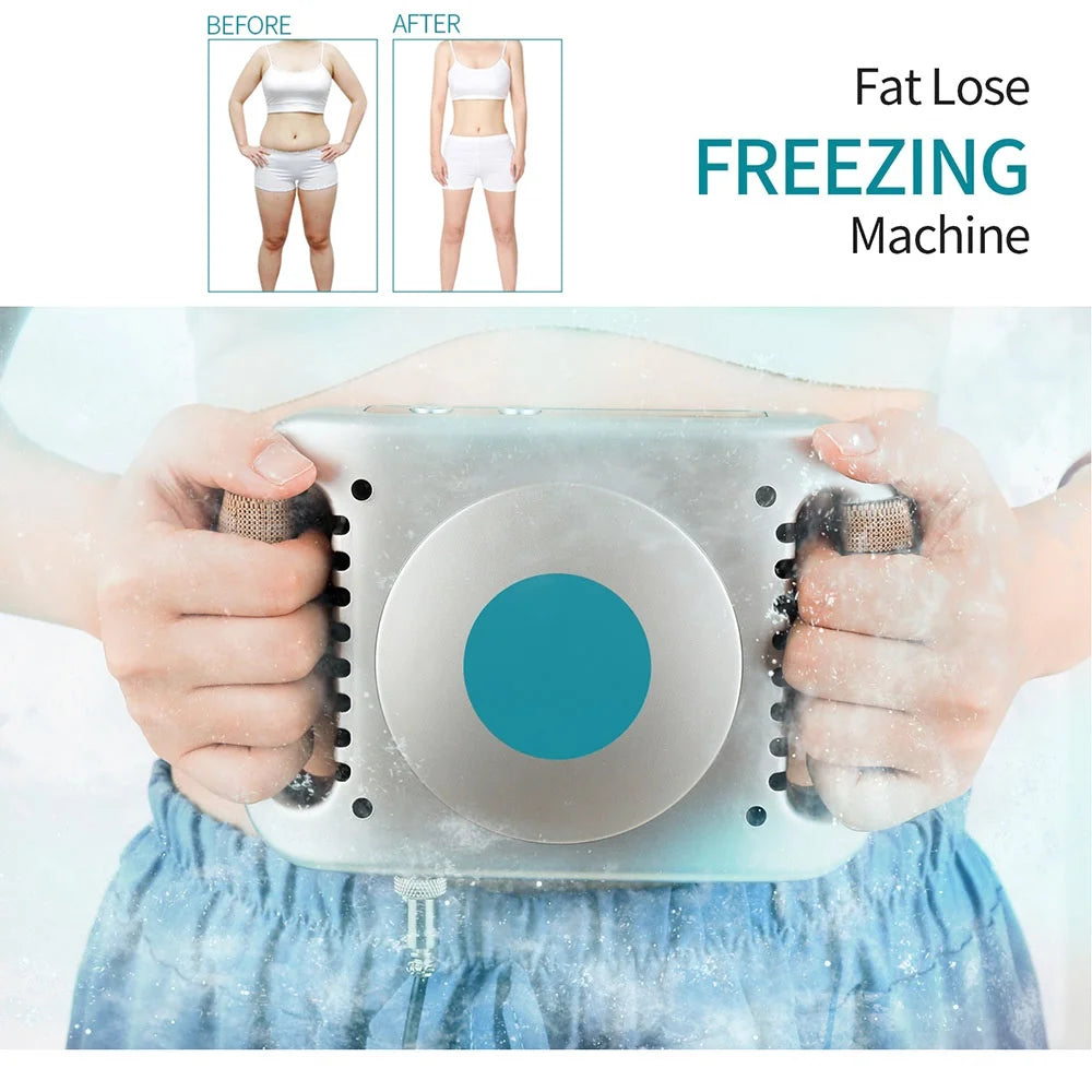 Máquina de congelación para pérdida de grasa -5 ℃, compresas frías para eliminar grasa abdominal, crioterapia, máquina de adelgazamiento corporal anticelulítico abdominal