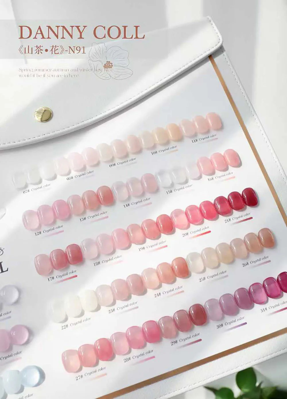 31pcs Tanslucent Jelly Nude Gel Nail Polish Set With Color Display Colorful Varnish Semi Permanent UV LED Nail Art Manicure Gel
