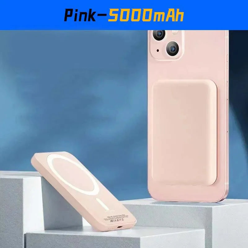 For Magsafe Power Bank 10000mAh Portable Auxiliary Spare External Magnetic Battery Pack Wireless Charger For Iphone 13 14 15 16
