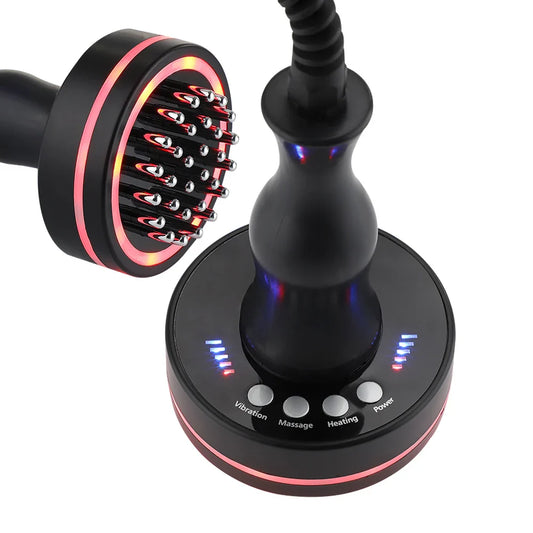 Microcurrent Body Massager Health Care Electric Meridian Brush Therapy Lymphatic Drainage Body Slimming LED Infrared Red Light