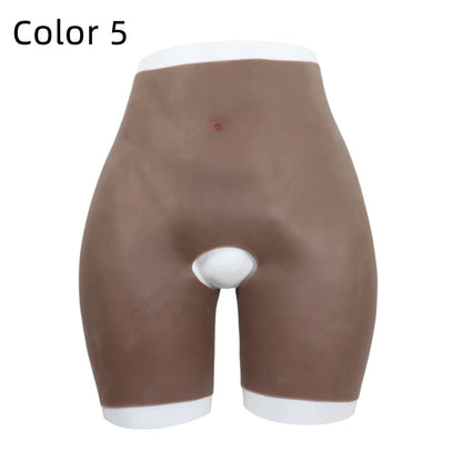 YUERUGOU Silicone Butt Hip Enhancement Women Open Crotch Pants Artificial Hip Shaper Padded Cosplay African Woman Plus Size Wear
