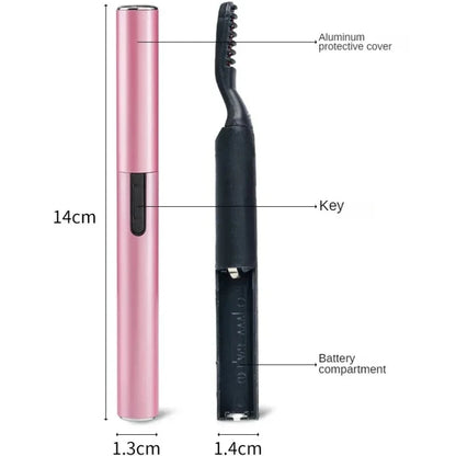 Electric Eyelash Curler Heated Portable Safety Electric Eye Lashes Eyelash Grafting Long Lasting Mini Fast Heating Makeup Tools
