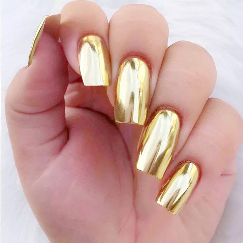 Artificial Press On Fake Nails Glossy Wine Red False Nail Long Square Reusable DIY Lady Fingernail Tip Manicure Tools