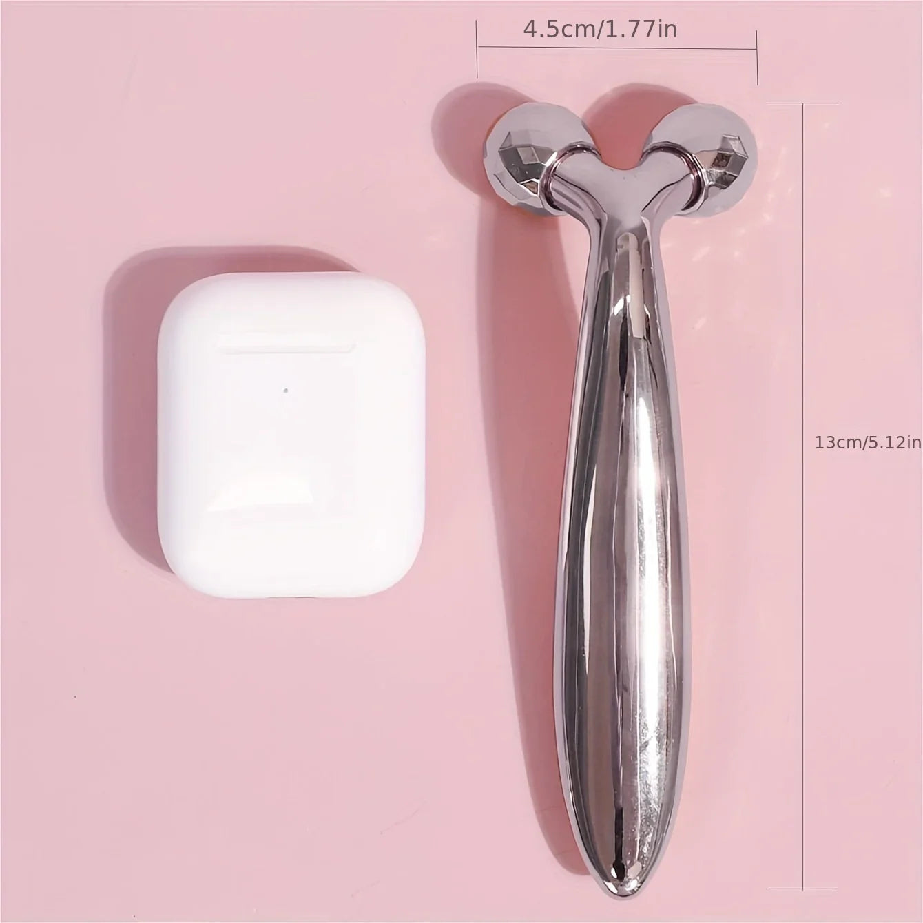 One Piece 3D Face Massager 360 Degree Rotating Face Eyes Massage Roller Handheld Y Shaped Face Beauty Tool Beauty Equipment
